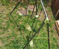 Metal Swing Set with 3 Seat Units