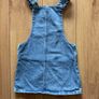 Girls Denum Pinafore 5-6years Image 2