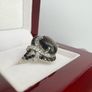Silver Chantaburi Black Star Sapphire Cocktail Ring Image 7
