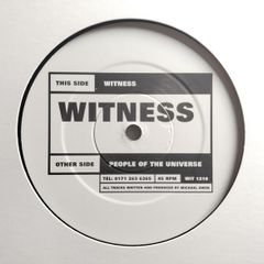 Witness - People Of The Universe - Temple Theatre / Crypt Dublin Classic!