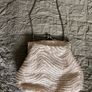 Cream Beaded Purse Image 2