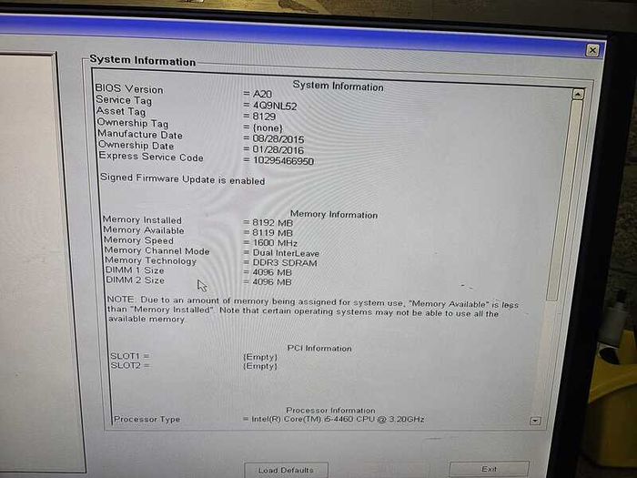 Dell Optiplex 3020 Intel i5 8gb Ram 120gb Ssd