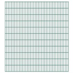 2D Garden Fence Panels 2.008x2.23 m 44 m (Total Length) Green