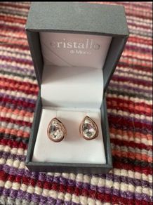 Stud rose gold Christano di Milano stud earrings