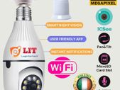 3mp Panoramic Wifi Ip Camera E27 Light Bulb Calving Hd Wireless Security Camera