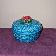 Capodimonte Rose trinket box