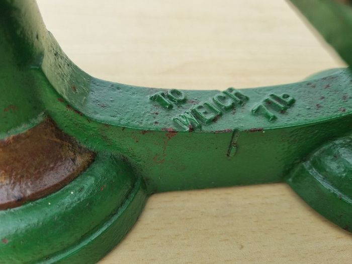 Vintage Metal Weighing Scales Cast Iron