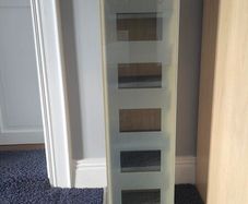 Glass Display / Shelving Unit 98cm Tall
