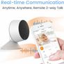 Smart Security Camera Indoor, Video Baby Monitor Pet Dog Camera with App Puppy Cam Night Vision 1080P 2-Way Audio, Motion Sound Detection Work with Alexa FREE POSTAGE Image 3