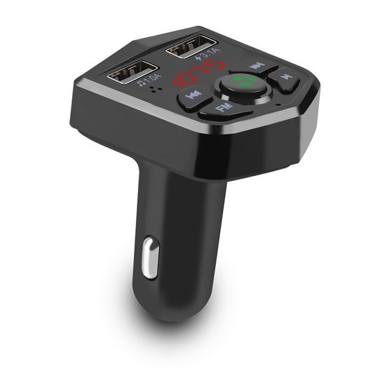 New Bluetooth 4.2 EDR Wireless FM Transmitter 3.1A Voltmeter Mic 12V 24V #939