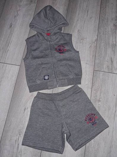 x2 Bundle - Brand New Nickelson Hooded Gillet & Shorts - Size - 6-9 Months - RRP - 38.99