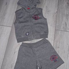 x2 Bundle - Brand New Nickelson Hooded Gillet & Shorts - Size - 6-9 Months - RRP - 38.99