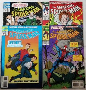 Amazing Spider-Man #'s 386 - 389 Lifetheft Parts 1-3 & Pursuit Conclusion (1994)