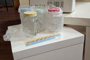 Retro drink glasses
