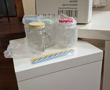 Retro drink glasses