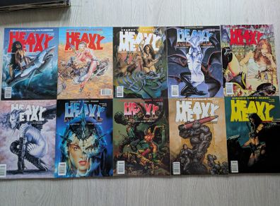 Collection of 10 Vintage Heavy Metal Magazines - 1992-1997