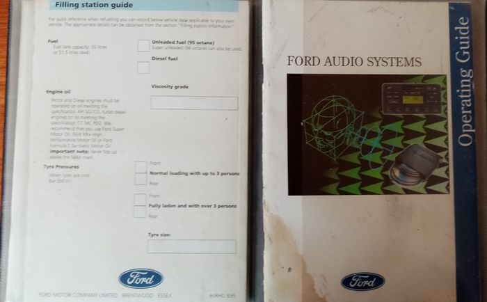 Ford Escort 1996 Handbook