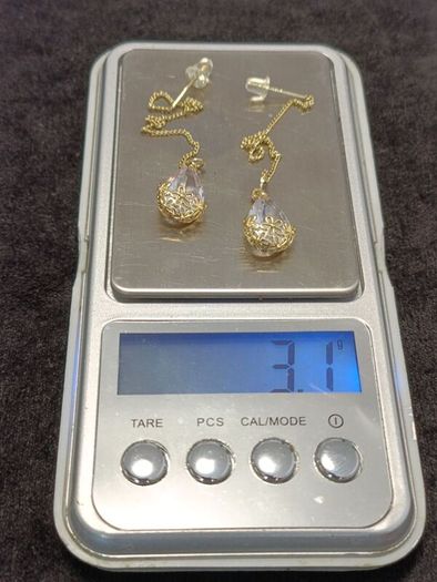 S925 SILVER Water Drop Earring
