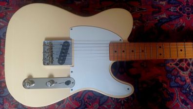 Squier FSR CV '50s Esquire 2019 Vintage White(with upgrades)