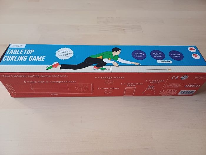 Tabletop Curling Dexterity Family Sports Game NEW