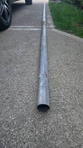 Galvanised pole