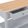 Sideboard Grey 110x35x80 cm MDF Image 8