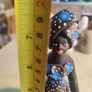 Handmade and Colored African Women Clay Figurines Sculptures . Image 2