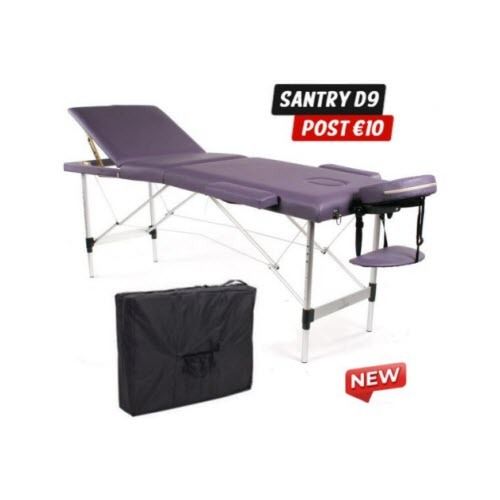 Portable Massage Table Folding Spa Beauty Therapy Bed Purple