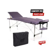 Portable Massage Table Folding Spa Beauty Therapy Bed Purple