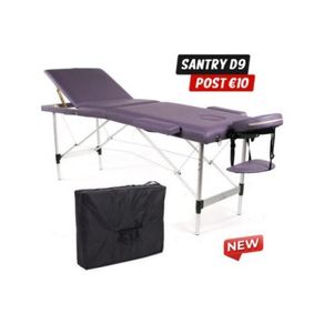 Portable Massage Table Folding Spa Beauty Therapy Bed Purple