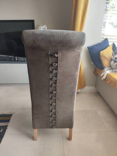 Oak Dining Chairs and Bench for Sale