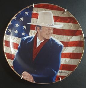Franklin Mint Limited Edition John Wayne Decorative Plate
