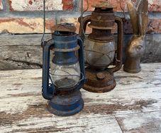 vintage oil lamp