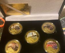 Battle of verdun coin collection free postage