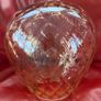 Glass Ceiling Light Shade In Prestine Vintage Condition. Stunning Gold / Amber Hue Colouring. Beautiful Image 4