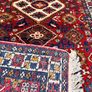 Vintage Handknotted Yalameh Pure Wool Rug Image 3