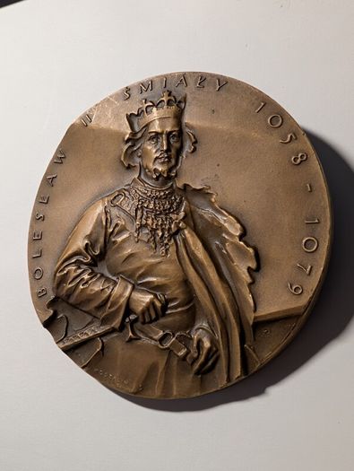 Large Polish commorative medal