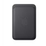 iPhone Leather Wallet with MagSafe Black Image 2