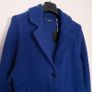 Your Sixth Sense Royal Blue Wool Knit Tailored Jacket Blazer Size L/XL Image 8
