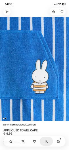 Miffy towel cape