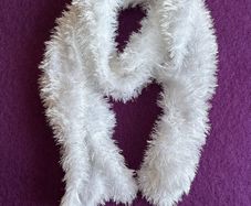 Scarf - White Fluffy
