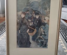 Large framed print
