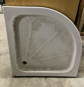 corner shower tray 90x90 cm