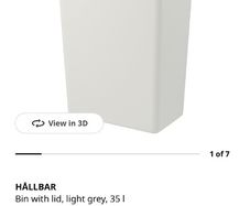 New ikea bin Hallbar