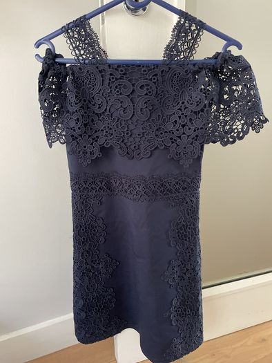 Girls Navy Lipsy Dress