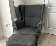 Arm chair & Footstool
