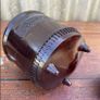 Antique Art Deco Bakelite box with screw top lid c1930 Image 6