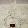 Pair of Vintage Cavan Crystal Candlestick Holder with Hexagonal Base. Image 4