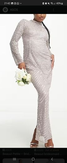 Sequins Evening Dress - petite dress
