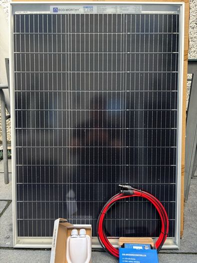 240W 12V-24V Monocristaline Bi Facial Solar Panel Kit for Camper Boat Shed off the grid installations